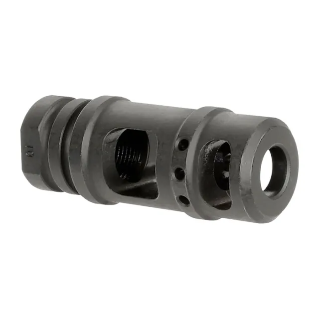Midwest Industries MI-MB10 .357 Caliber Two Chamber Muzzle Brake Black - View 2