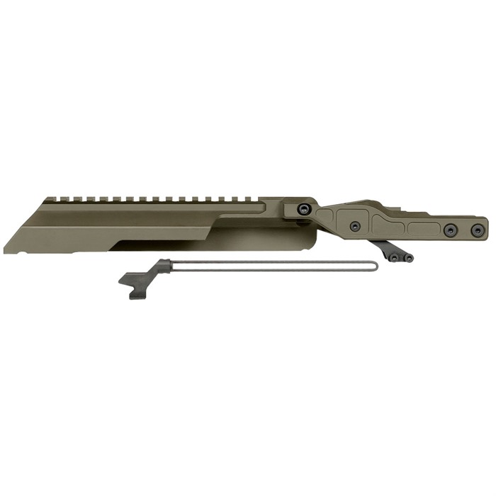 Midwest Industries AK Alpha Railed Top Cover Olive Drab Green Anodized - View 2