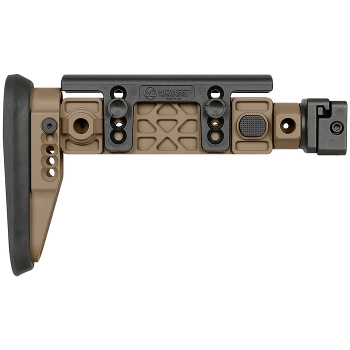 Midwest Industries MI-AK-ALPHA-FS-FDE AK-47 Folding Stock FDE - View 2