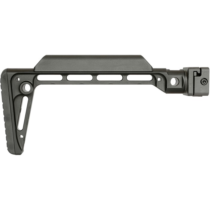 Midwest Industries MIMINSF Minimalistic Side Folding Stock Black Aluminum - View 2