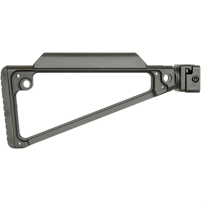 Midwest Industries MITRISF Triangle Side Folding Stock Black 6061 Aluminum - View 2