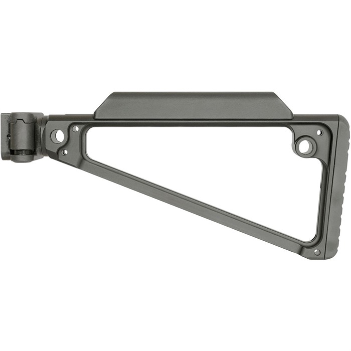 Midwest Industries MITRISF Triangle Side Folding Stock Black 6061 Aluminum - View 3