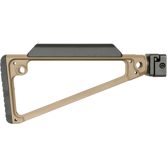 Midwest Industries MITRISFFDE Triangle Side Folding Stock FDE Aluminum - View 2