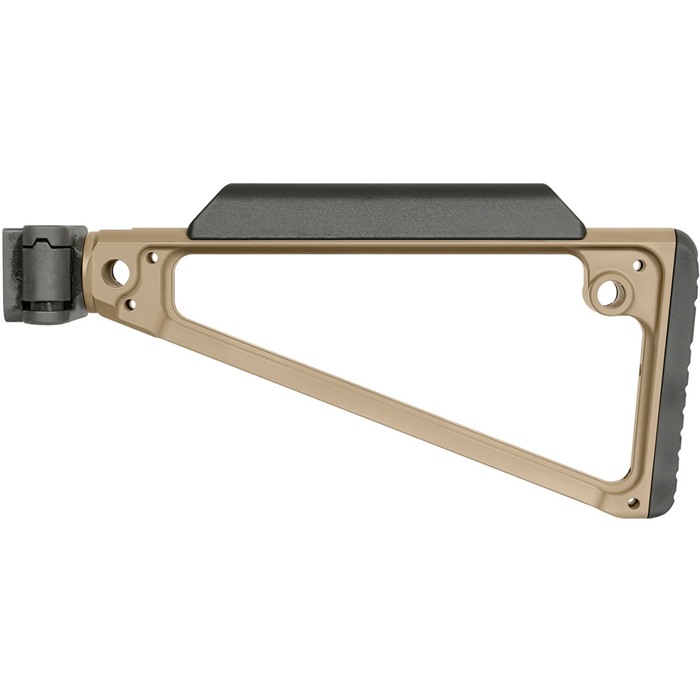 Midwest Industries MITRISFFDE Triangle Side Folding Stock FDE Aluminum - View 3