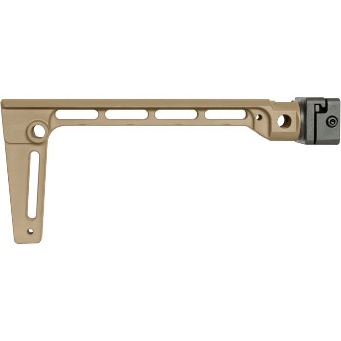 Midwest Industries MIARMSFFDE Side Folding Arm Brace Flat Dark Earth 6061 Aluminum - View 2