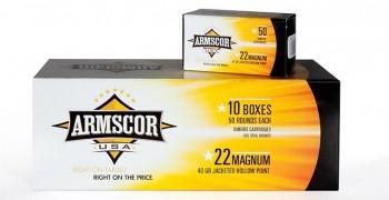 Armscor Rimfire Ammunition .22 WMR 40 Gr JHP 1838 - View 2