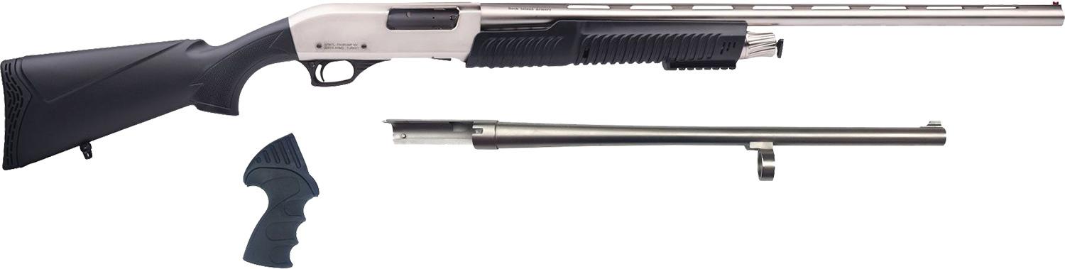 Rock Island MR25P101MC 12 Gauge 18.5 in Pump Action Chrome 5 Rounds - View 2