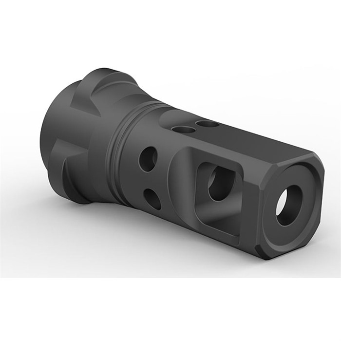 Breek Arms BRK4331 Echo Single Port Muzzle Brake 30 Cal 5/8x24 - View 3
