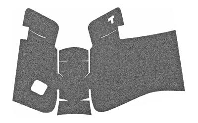 Talon Grips 382G Adhesive Grip for Glock Gen5 19 23 25 32 38 Black - View 2