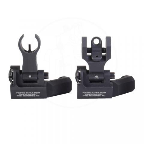 Troy SSIG45SHRBT00 45 deg BattleSight Set HK Front & Rear Black Anodized - View 2
