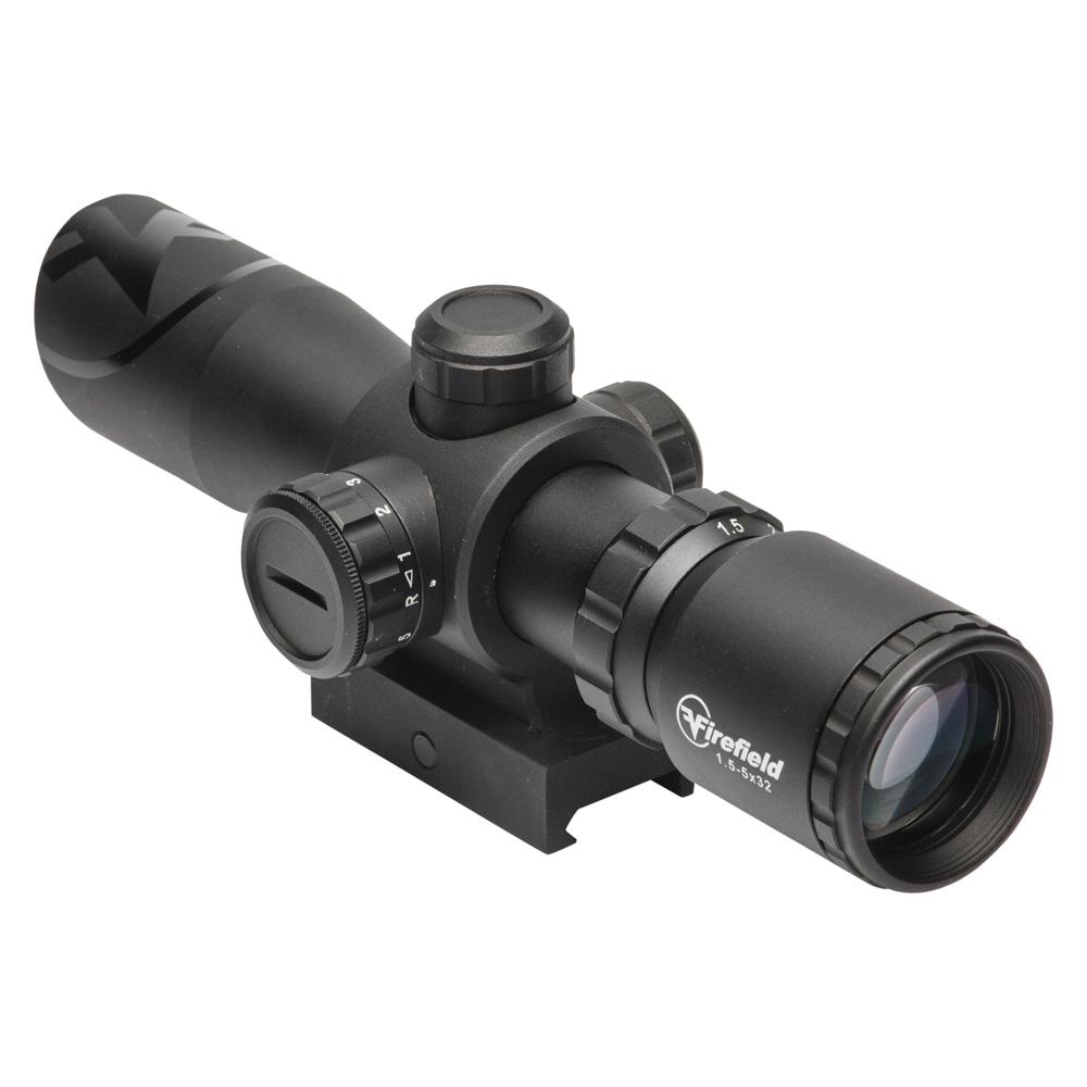 Firefield FF13061 Barrage 1.5-5x32mm Red/Green Mil-Dot Riflescope Black - View 2