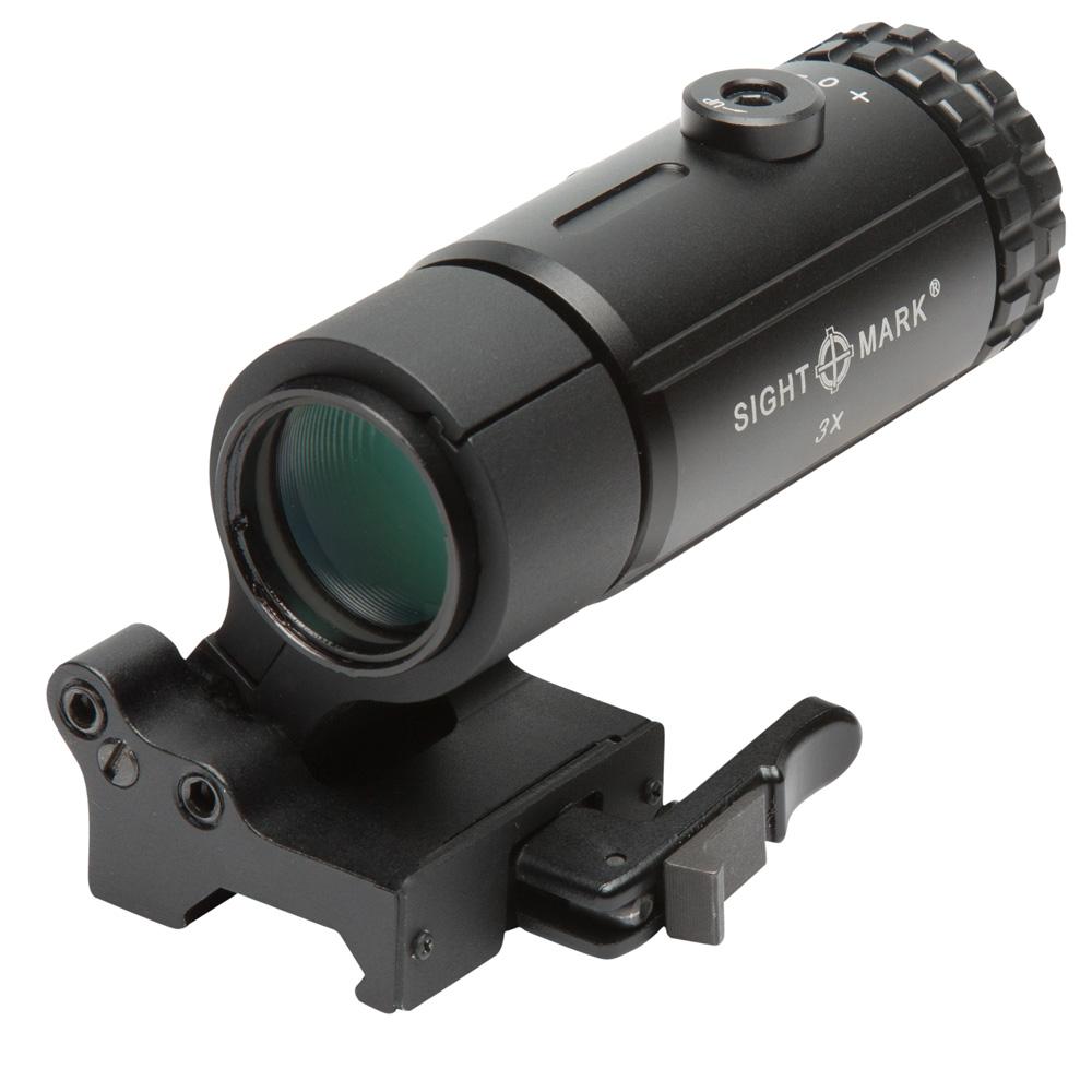 Sightmark T-3 Magnifier 3x Red Dot Reflex Sight Co-Witness Mount - View 2