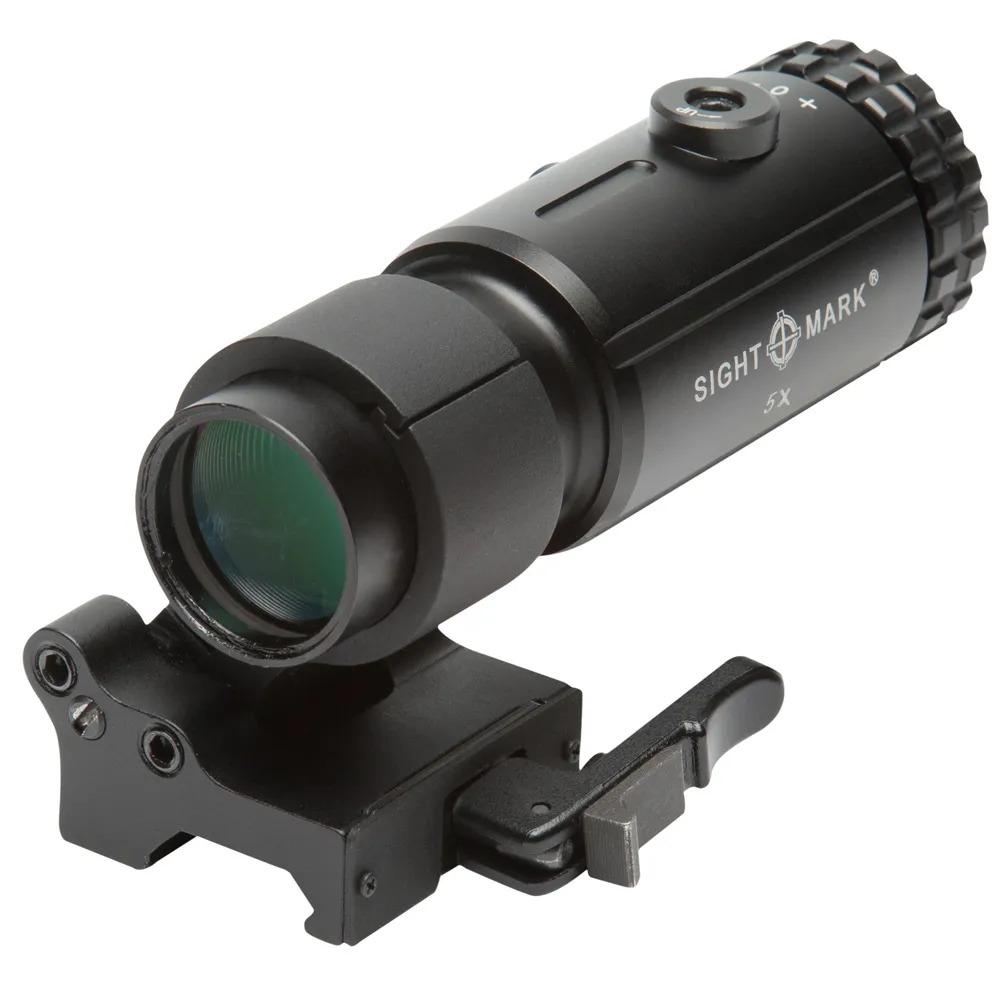 Sightmark T-5 5x23mm Magnifier w/ LQD Flip Mount - View 2