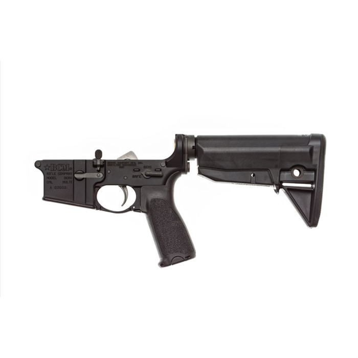 BCM LRGSTKMOD0BLK Lower MOD 0 Multi-Caliber 7075-T6 Aluminum Black - View 3