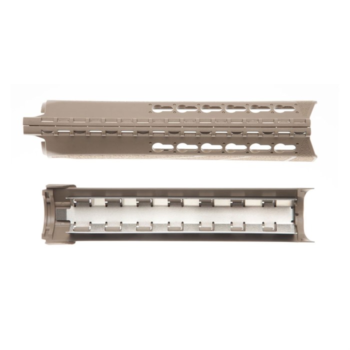 Bravo Company BCM-PKMR-MID-FDE AR-15 KeyMod Handguard, Mid-Length, FDE - View 2