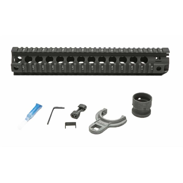 BCM QRF12556BLK 12" Aluminum Free-Float Handguard Black Anodized Rail - View 2