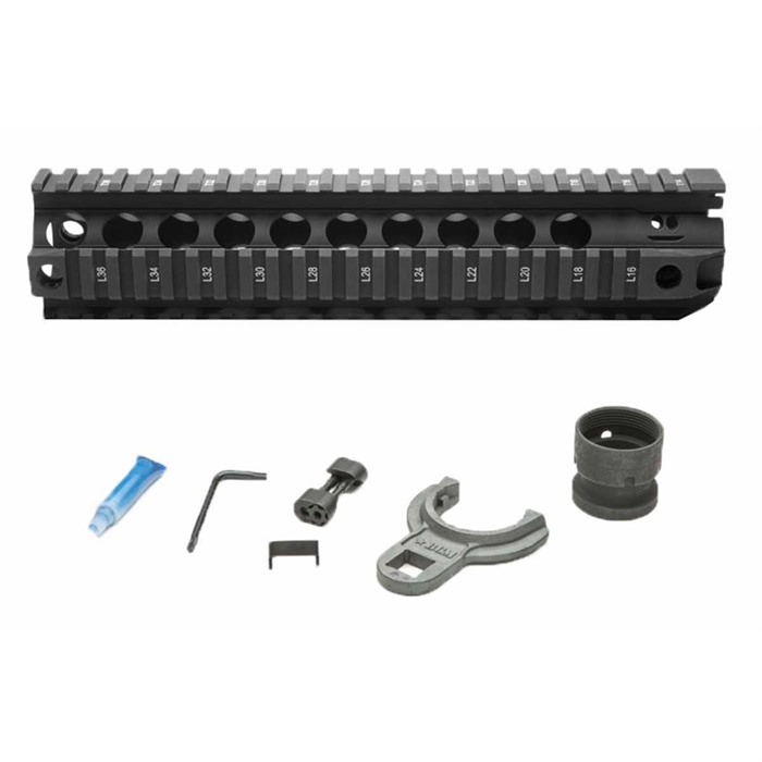 BCM QRF10556BLK 10" Aluminum Free-Float Handguard Black Anodized Finish - View 2
