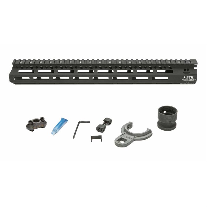 BCM MCMR15556BLK 15" M-LOK Free-Float Handguard, Black Anodized Aluminum - View 2
