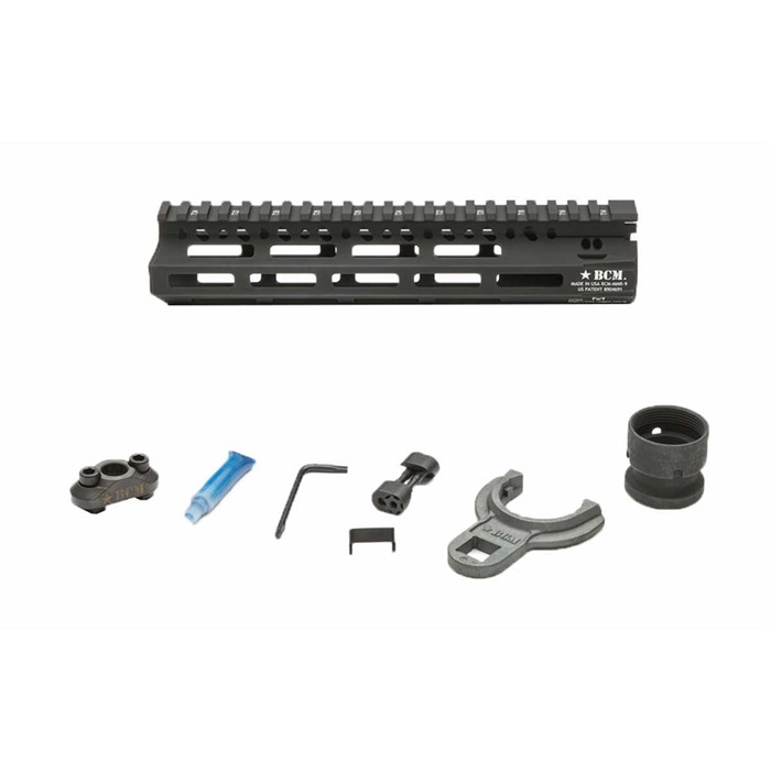 BCM MCMR9556BLK 9" M-LOK Free-Float Handguard, Black Anodized Aluminum - View 2