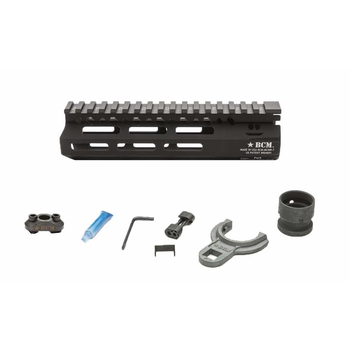 BCM MCMR7556BLK 7" M-LOK Free-Float Handguard, Aluminum, Black Anodized - View 2