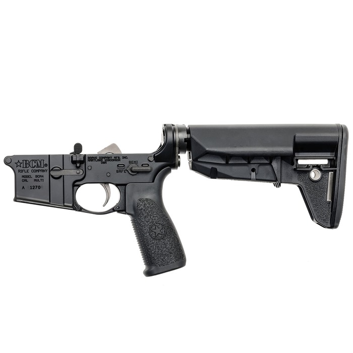 Bravo Company BCM LRG-STK-MOD-2-SPMD-BLK AR-15 5.56mm SOPMOD Black - View 2