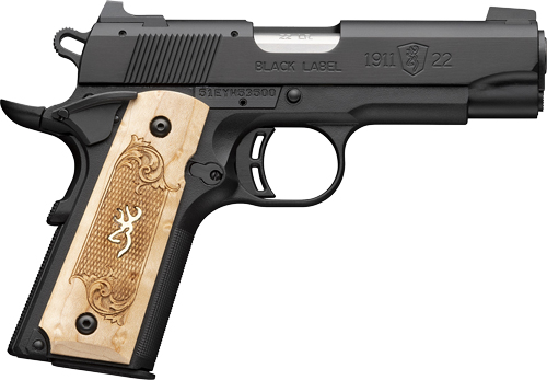 Browning 051068490 1911-22 Black Label 22 LR 3.63" 10+1 Maple Grip - View 2