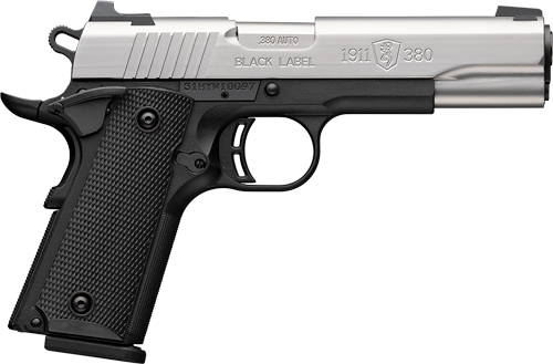 Browning 051118492 1911-380 4.25" 380 ACP 8+1 Stainless Steel Slide - View 2