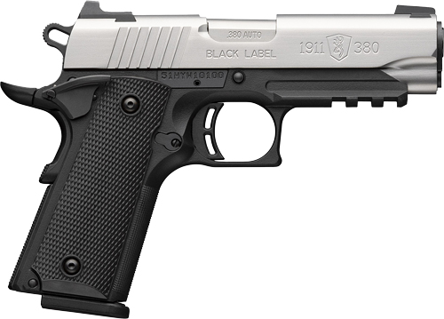 Browning 051121492 1911-380 Compact 380 ACP 3.63" Satin Stainless Slide - View 2