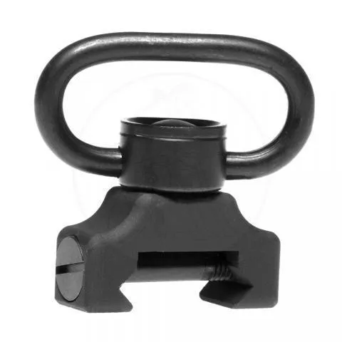 Troy Ind SMOUPBS00BT00 QD360 Rail Mount Black Steel 1.25" Sling Swivel - View 2
