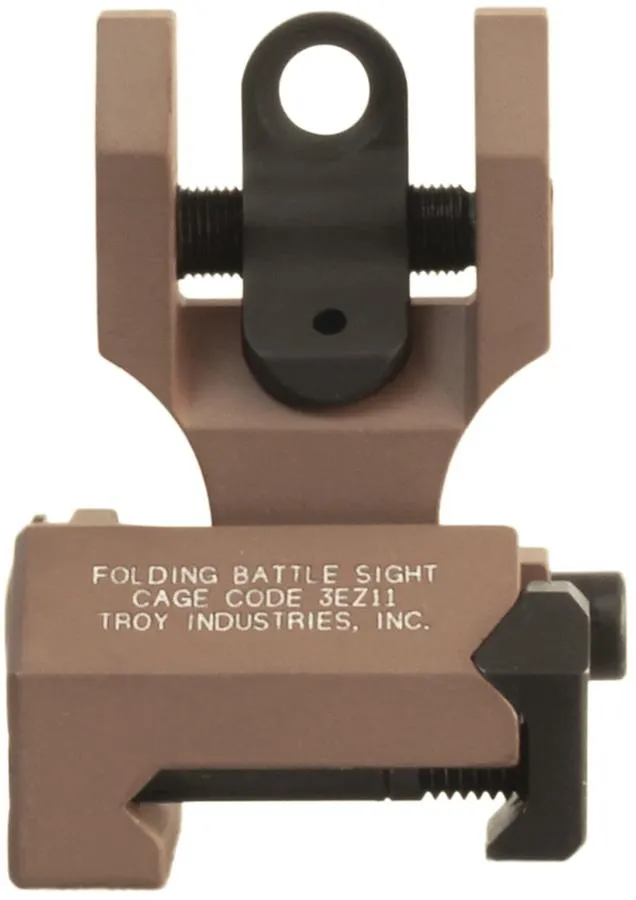 Troy BattleSight Sight Picatinny Flat Dark Earth Folding Rear SSIG-FBS-R0FT - View 2