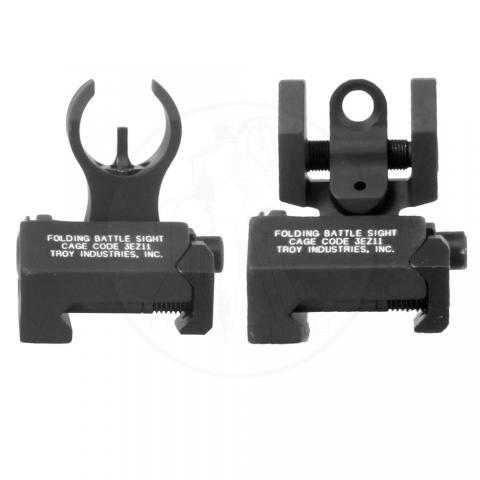 Troy SSIGIARSMBT00 Micro BattleSight Set HK Front & Rear Black Aluminum - View 2