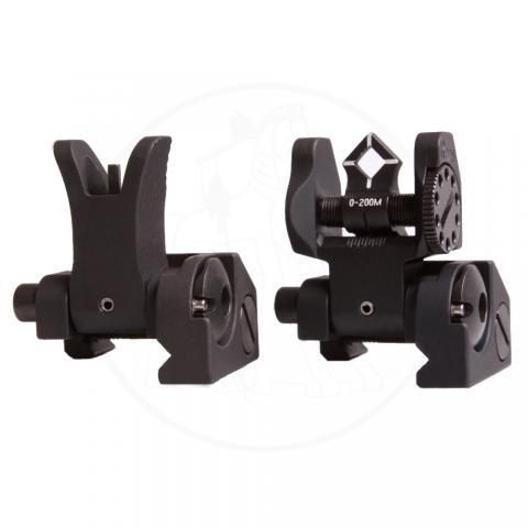 Troy SSIG-MCM-SSBT-00 BattleSight Micro Di-Optic Picatinny Black Set - View 2