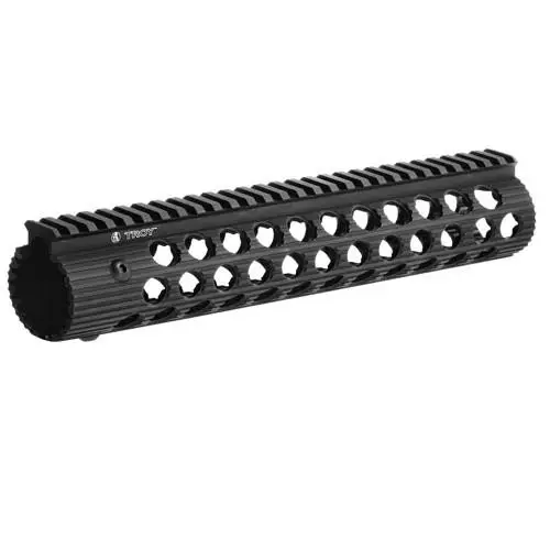Troy STRXAL115BT01 Alpha Rail Black Anodized Aluminum 15" AR-15/M16 Rail - View 2