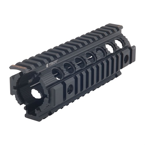 Troy SRAIDIDD7BT00 Battle Rail 7" Aluminum Black Anodized M16/M4 - View 2
