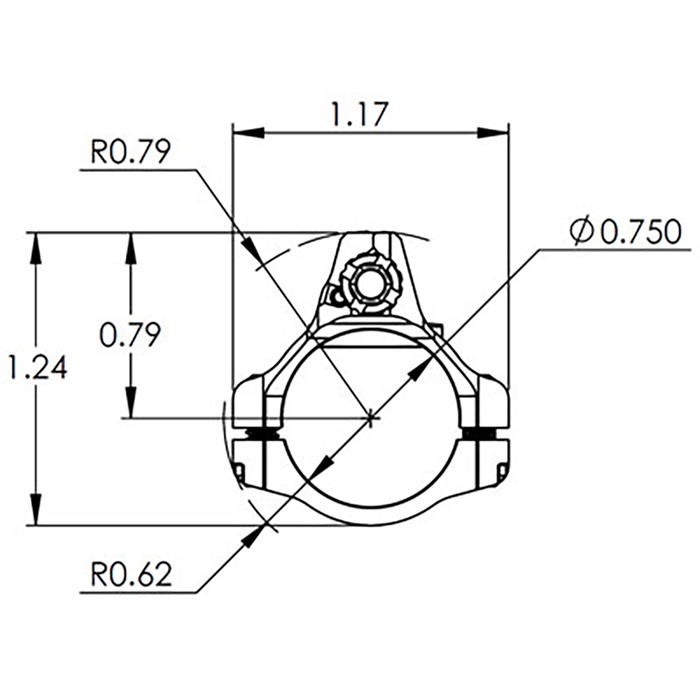 JP Enterprises JPGS-11D2 .750 Ultra Low Profile Adjustable Gas Block - View 2