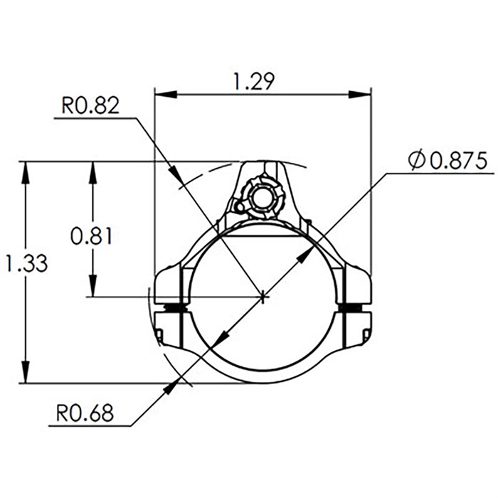 J P Enterprises JPGS-12D2 .875 Ultra Low Profile Adjustable Gas Block - View 2