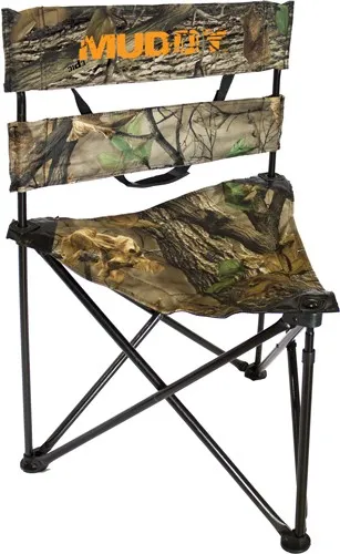 Muddy MUDMGS300 Folding Tripod Ground Seat Camo, 250 lbs Capacity - View 2