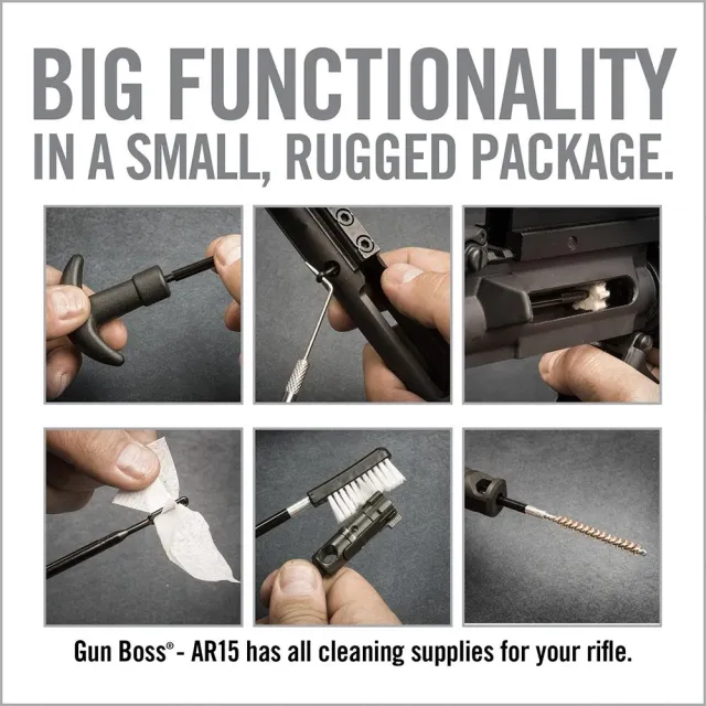 Real Avid Gun Boss AR-15 Cleaning Kit Weather-Resistant Case VARIOUS - View 2