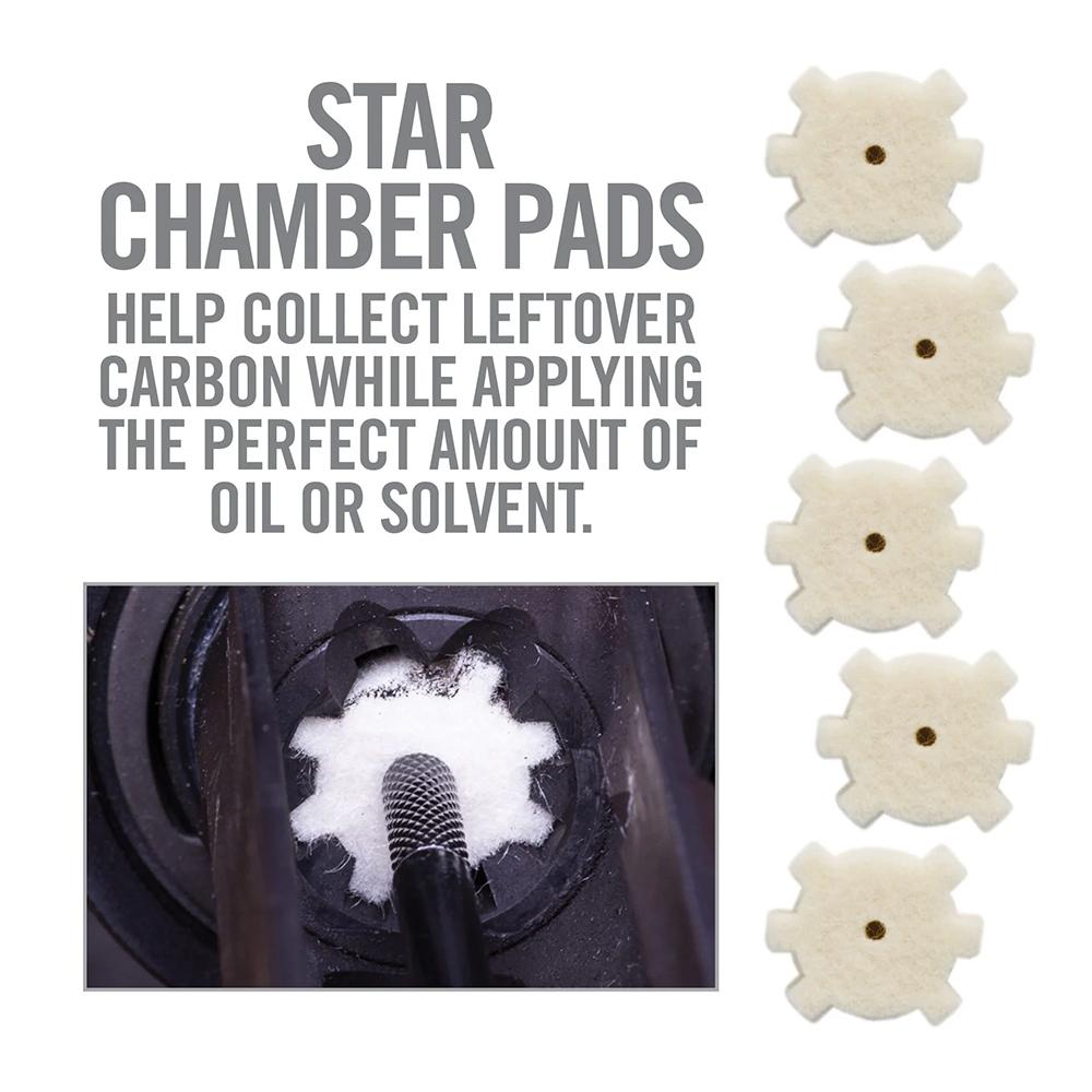 Real Avid AVAR15CP Star Chamber Cleaning Pads 223 Rem/5.56x45mm NATO Wool 20 Per Pkg - View 2