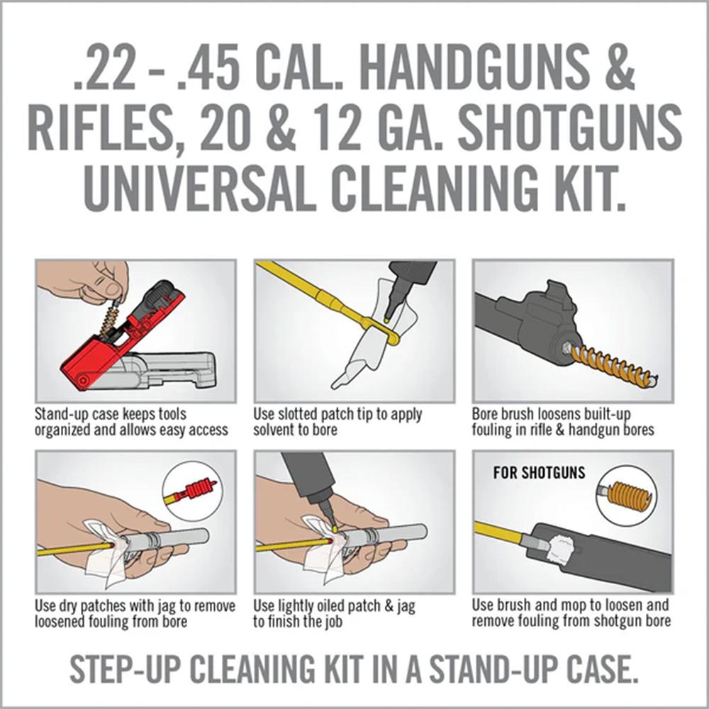 Real Avid Gun Boss Pro Universal Cleaning Kit: High-Quality Brass Rods, Innovative Multi-Function Handle, Organized Compartments AVGBPRO-U - View 2