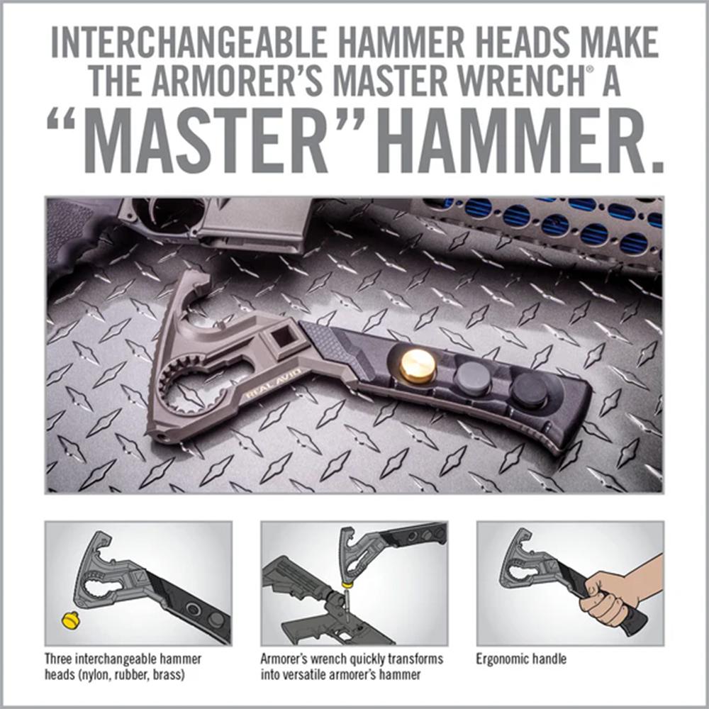 Real Avid AVAR15AMW Armorer's Master Wrench Stainless Steel Multi-Tool - View 2