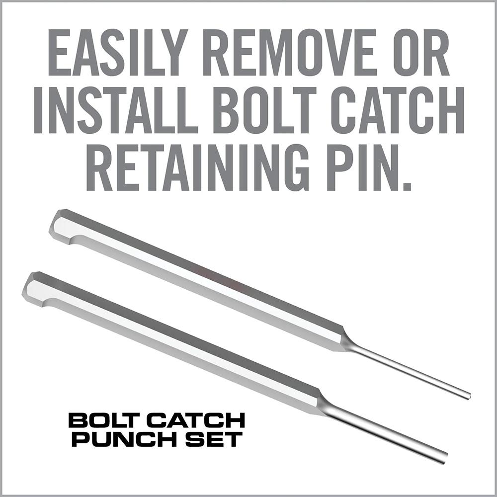 Real Avid AVBCPS Bolt Catch Punch Set Silver 223 Rem/5.56mm AR-Platform - View 2