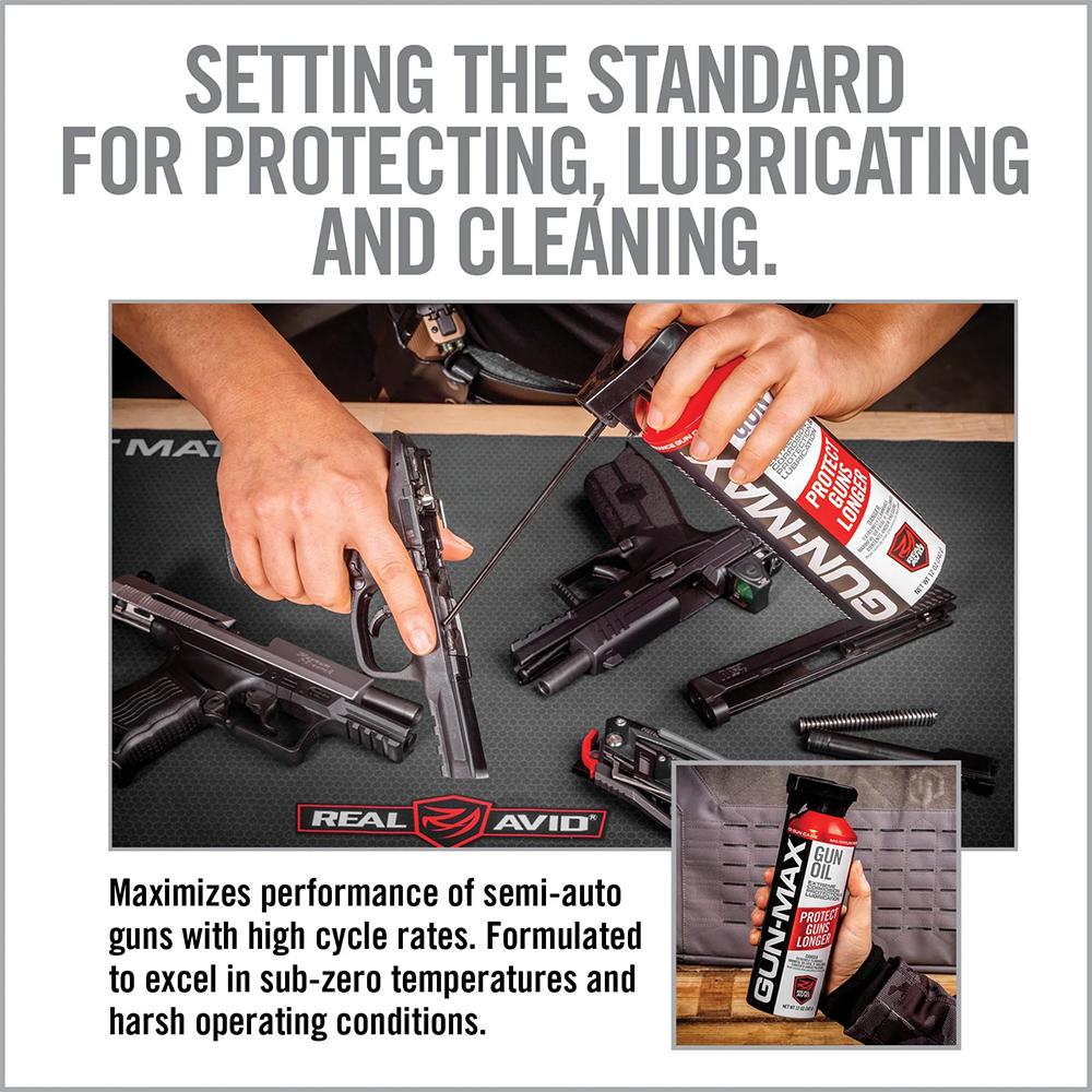 Real Avid AVMLP12A Gun-Max 12oz Aerosol Gun Oil Cleans/Lubricates/Protects - View 2
