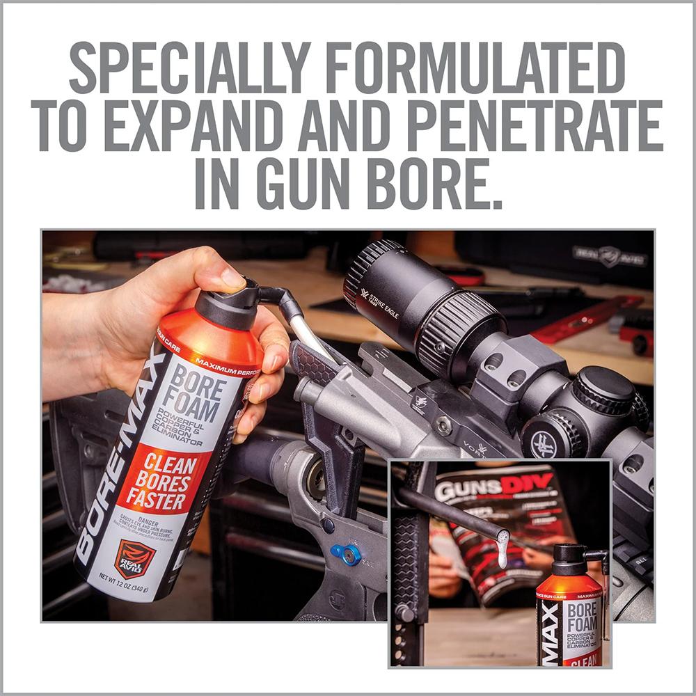 Real Avid AVFBC12A Bore-Max Bore Foam 12oz Aerosol Carbon Remover - View 2