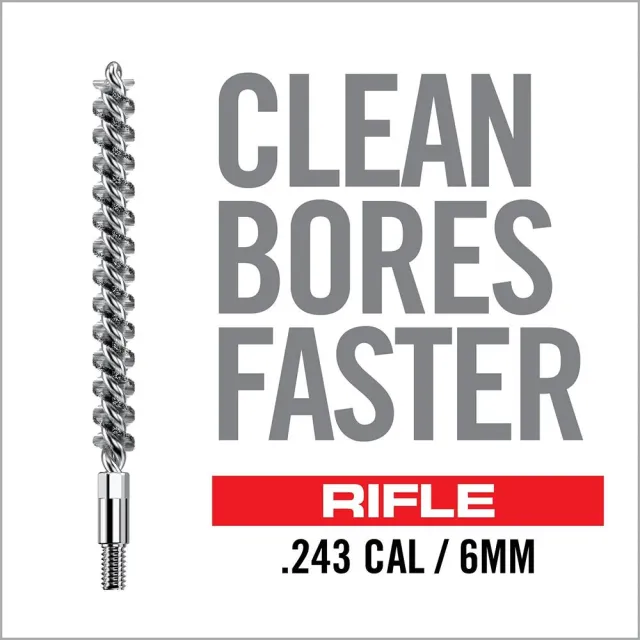 Real Avid Bore-Max Speed Brush .243 Cal Rifle Nickel Plated - View 2