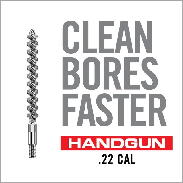 Real Avid Bore-Max Speed Brush .22 Cal Pistol Nickel Plated - View 2