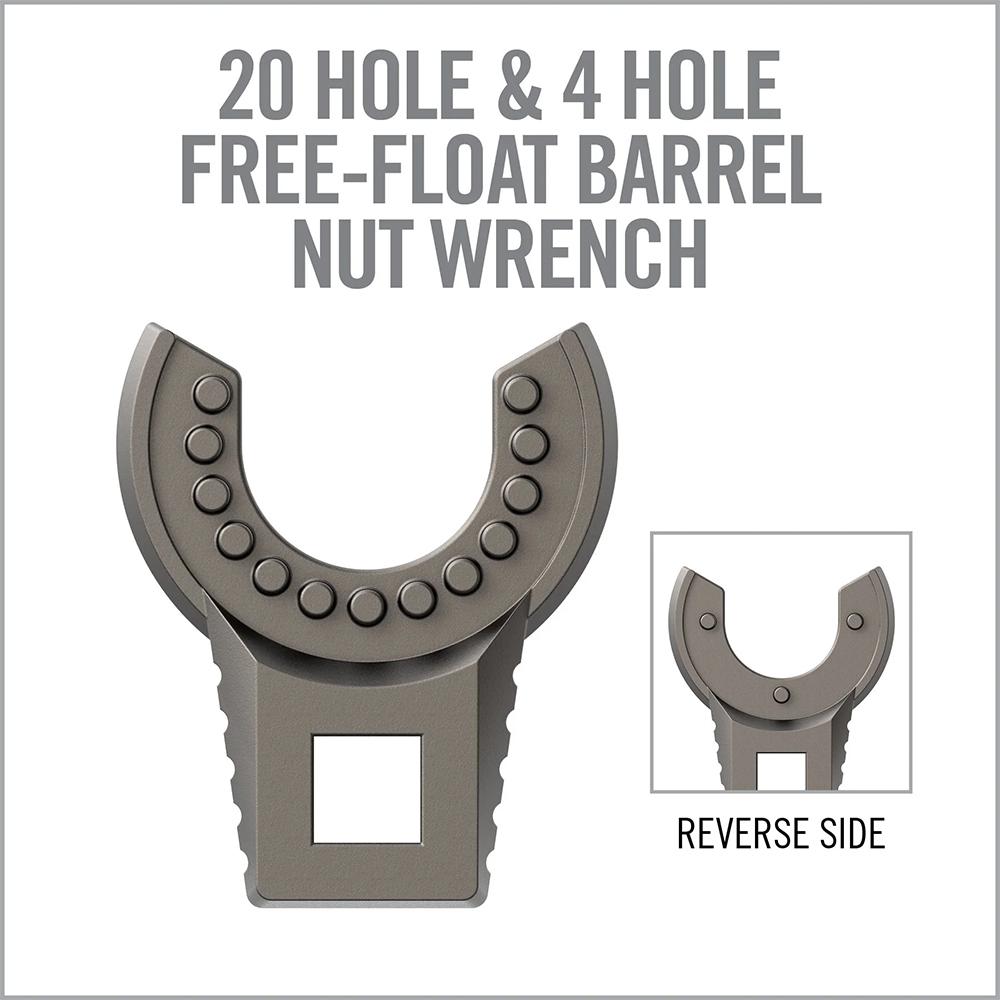 Real Avid Master-Fit Stainless Steel AR-15 Free Float Barrel Nut Wrench - View 2