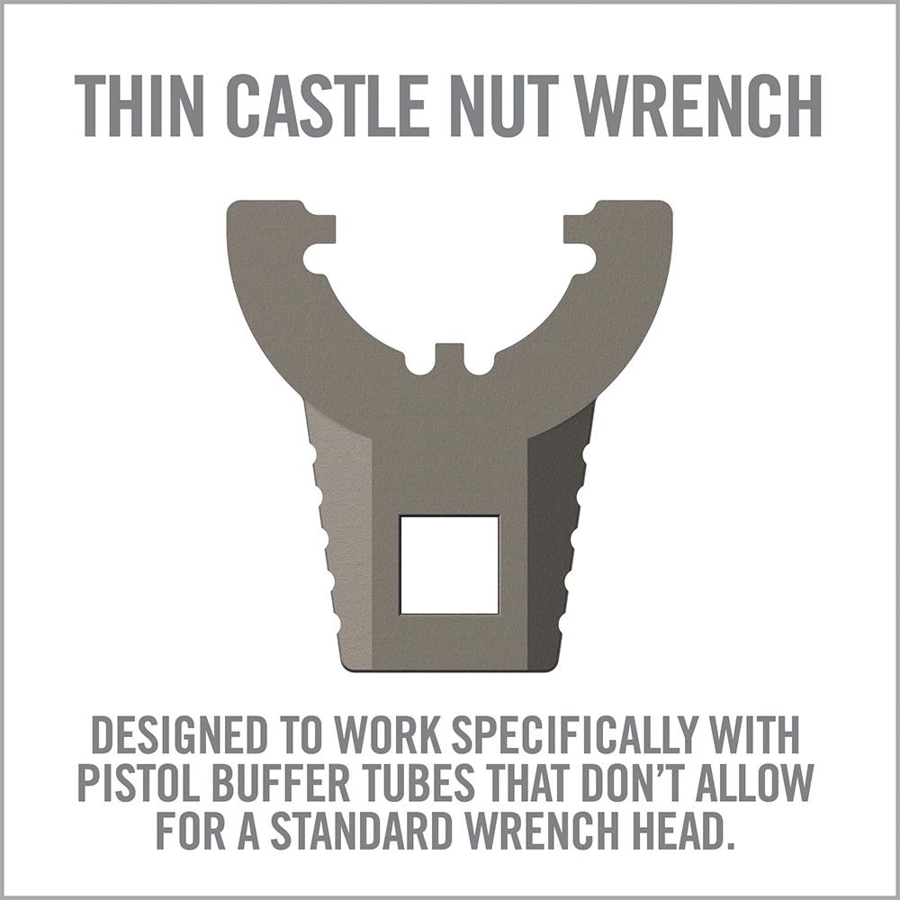 Real Avid Master-Fit Thin Castle Nut Wrench AR-15 Titanium Steel - View 2