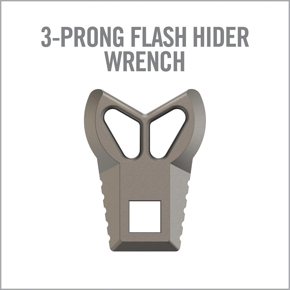 Real Avid Master-Fit Stainless Steel AR-15 3-Prong Flash Hider Wrench - View 2