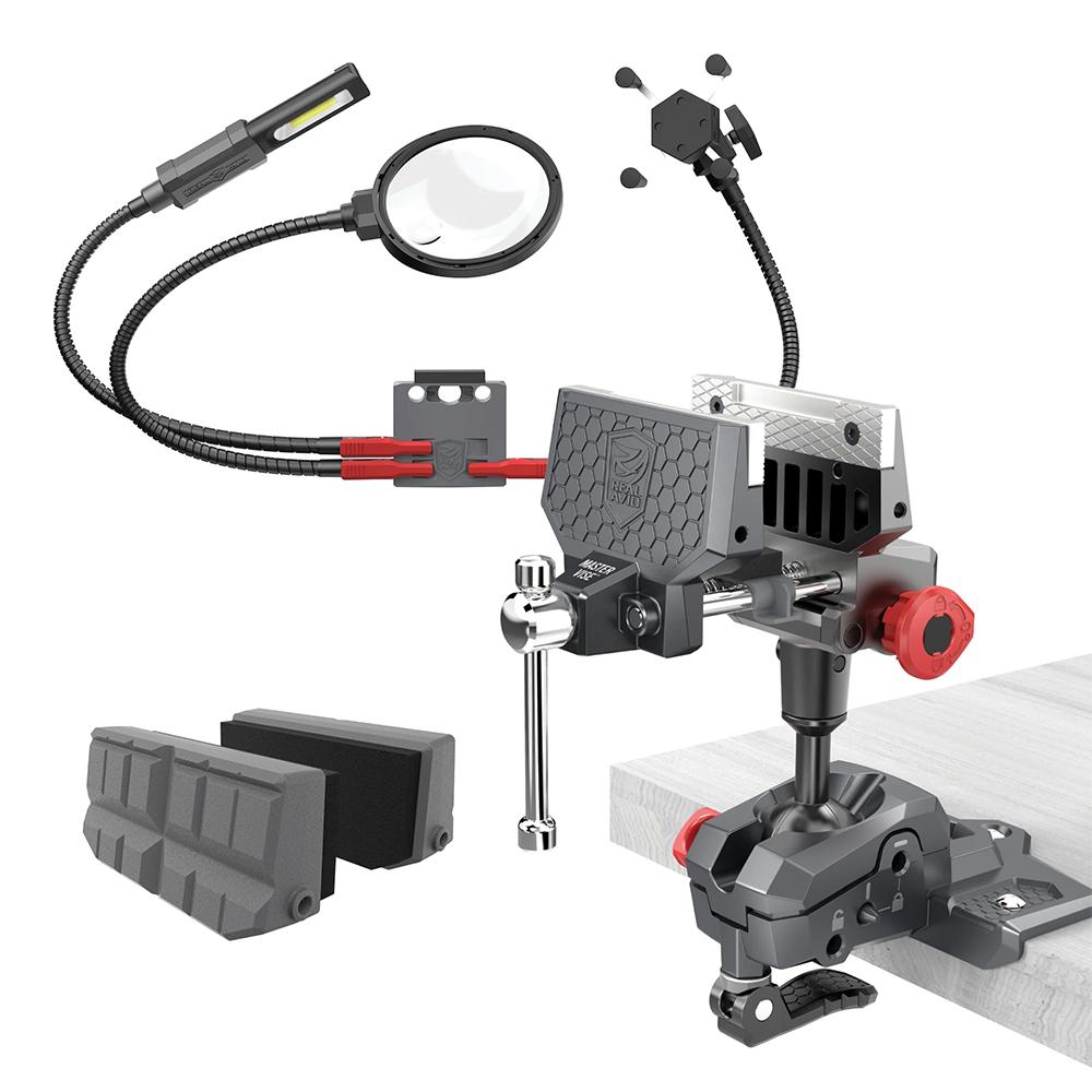 Real Avid AVARAMV Armorer's Master Vise Gray/Red with Torq-Lok - View 2